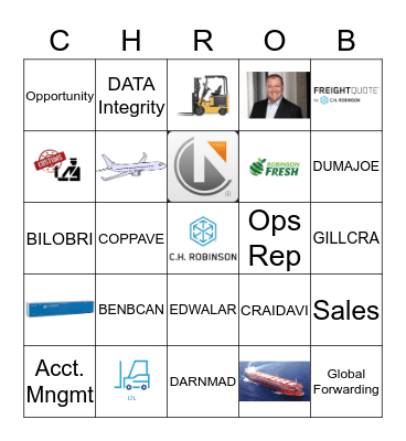 Robinson Cares Bingo  Bingo Card