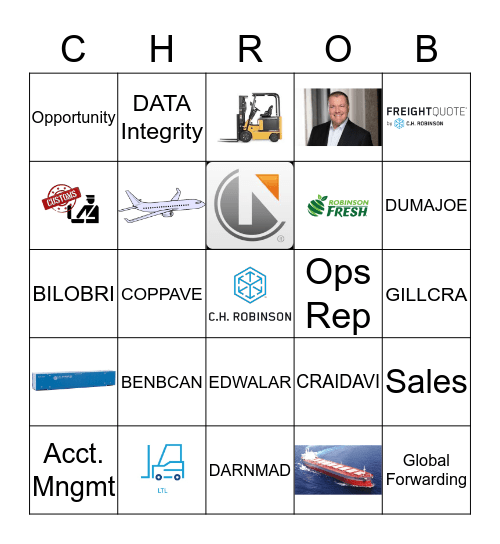 Robinson Cares Bingo  Bingo Card