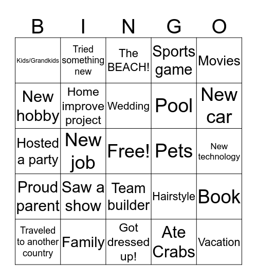 A Picture is Worth A Thousand Words Bingo Card