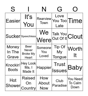 Round 4 Bingo Card