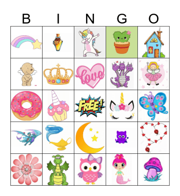 Sight Words Bingo Card