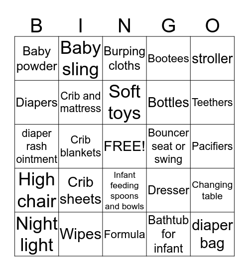 Teen Pregnancy: The Cost Of Raising A baby Bingo Card