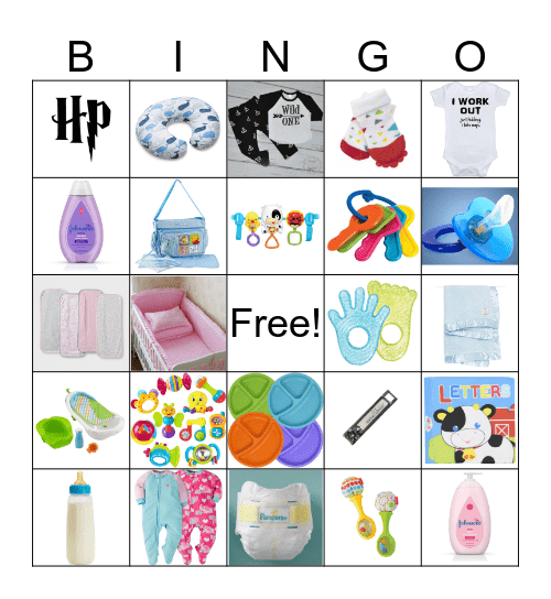 Baby Bingo Card