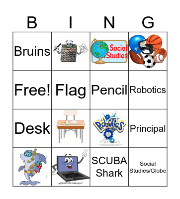 GMS Bingo Card