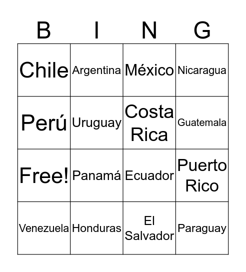 Zonas de Bingo