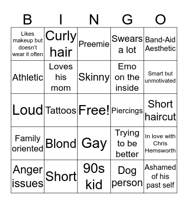 Rain Culture Bingo Card