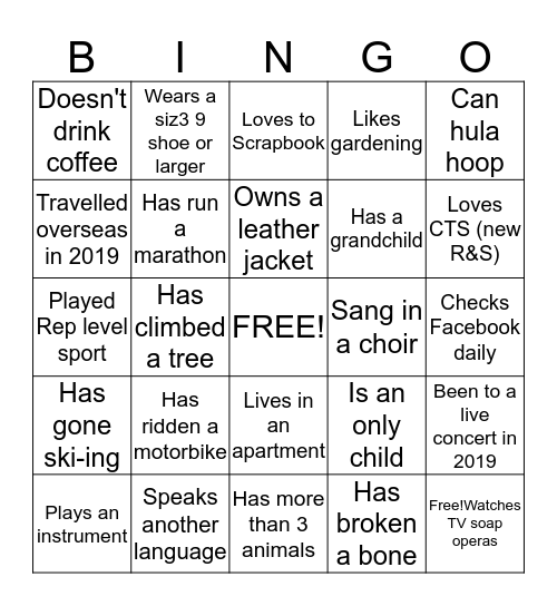 Getting to Know Our DC Schedulers Bingo Card