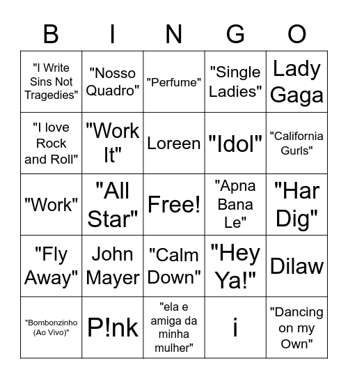 Little Lingo: Round 4 Bingo Card