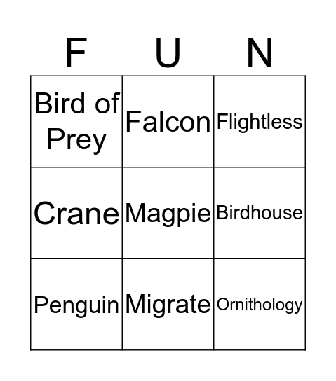 March Bingo Card