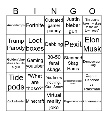 Borderlands 3 Bingo!! Bingo Card