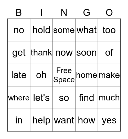 First Grade--Themes 1 & 2 Bingo Card