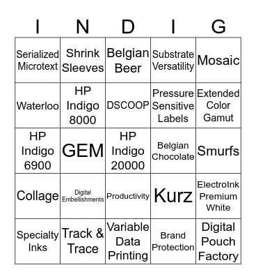 bingo aug 27 Bingo Card
