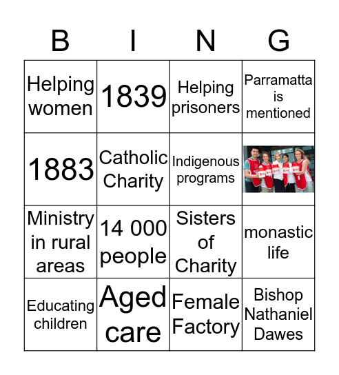 Social Welfare Bingo Card