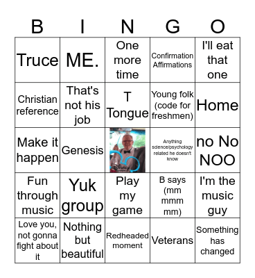 B-ingo Bingo Card