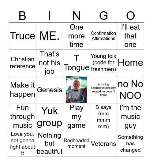 B-ingo Bingo Card