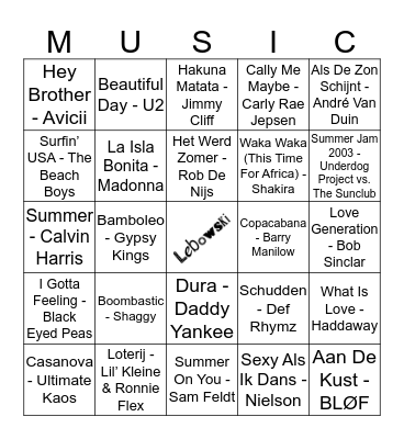 412 Bingo Card
