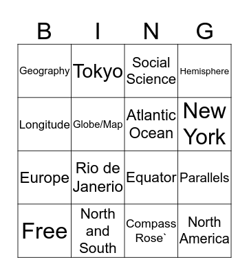 Chapter 1 Section 2 Bingo Card