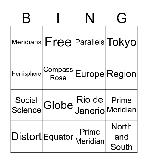 Chapter 1 Section 2 Bingo Card