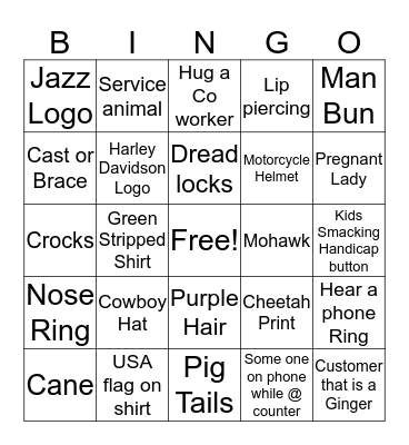 Jerra's Blackout  Bingo Card