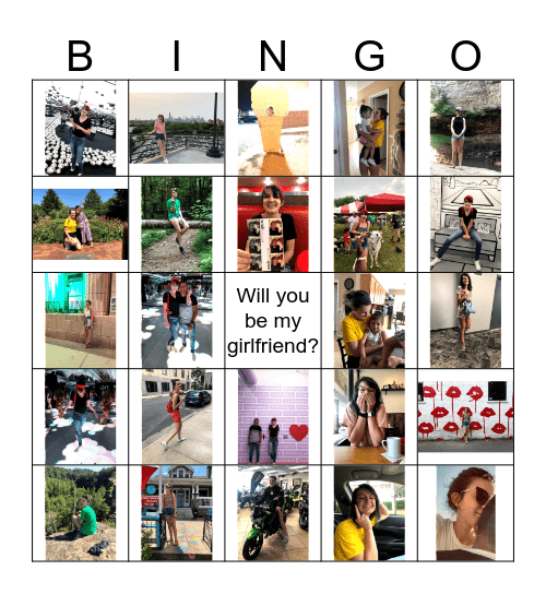 I Love You Mika Bingo Card