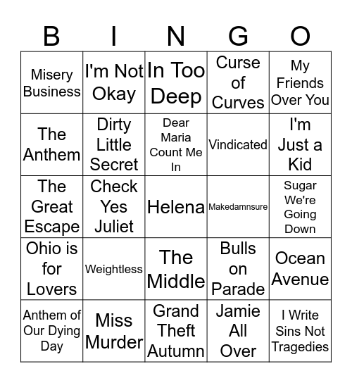 Bingo Board 2: Electric Boogaloo Bingo Card