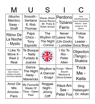 102 Bingo Card