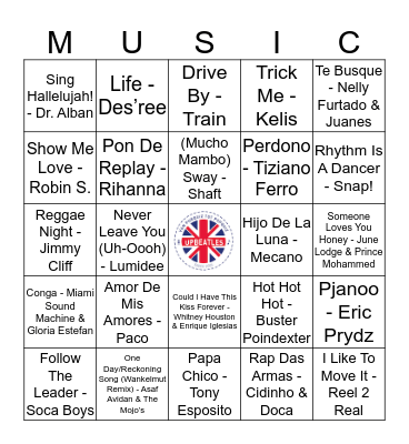 107 Bingo Card