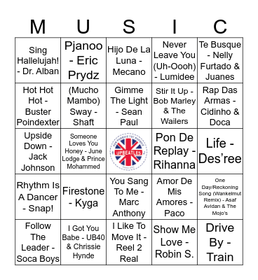 113 Bingo Card