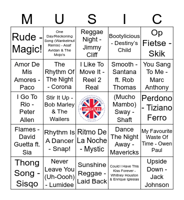 115 Bingo Card