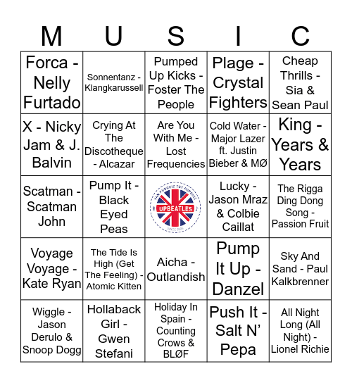 203 Bingo Card