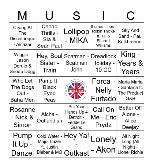 206 Bingo Card