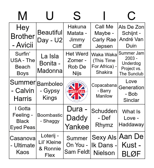 412 Bingo Card