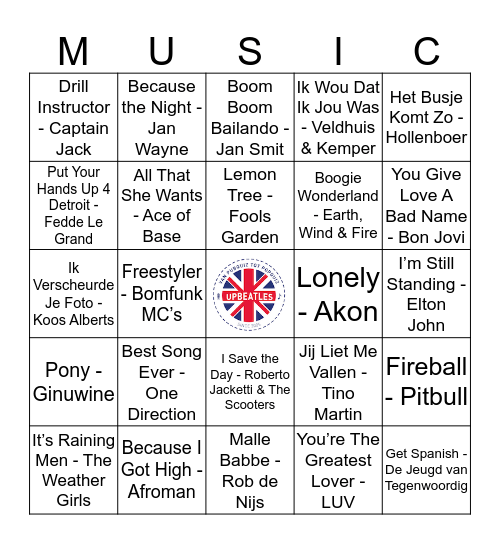 203 Bingo Card