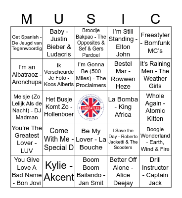 215 Bingo Card