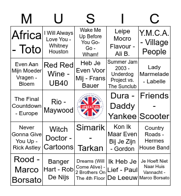 408 Bingo Card