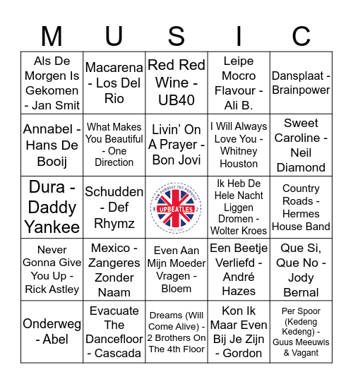 412 Bingo Card