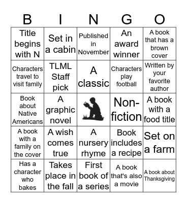 November Book Bingo Card