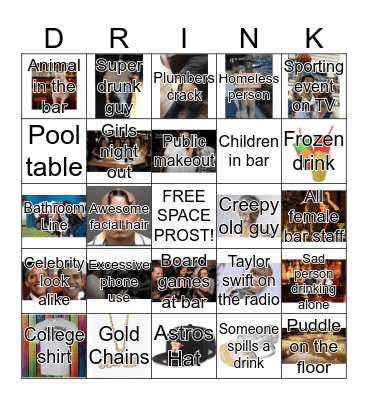 Debbie's Bday Bingo Card