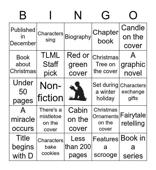 December Book Bingo Card