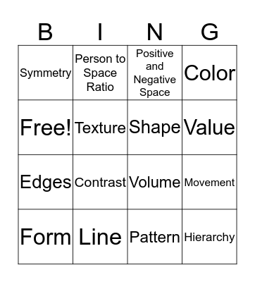 Jonathan Golshirazi Bingo Card