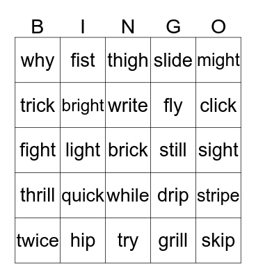Red 76 Bingo Card
