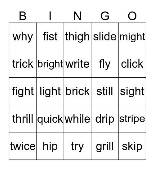 Red 76 Bingo Card