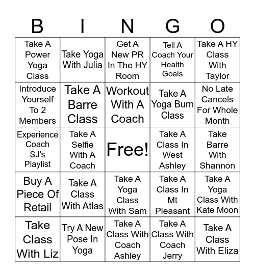 HYLO BINGO Card