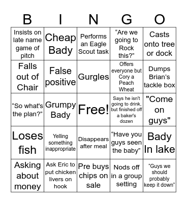 Bady Bingo Card