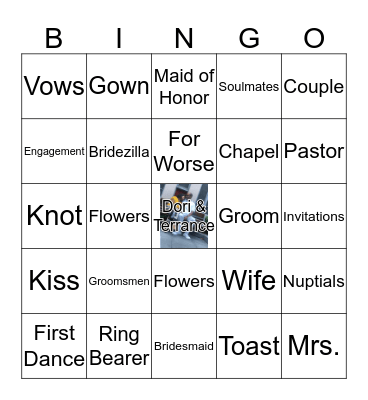 I Do Bingo Card