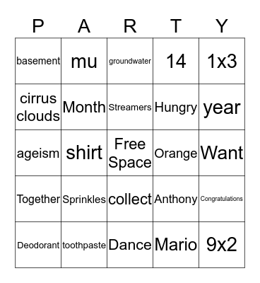 ICT-idee     Tafels van 1 t/m 10 Bingo Card