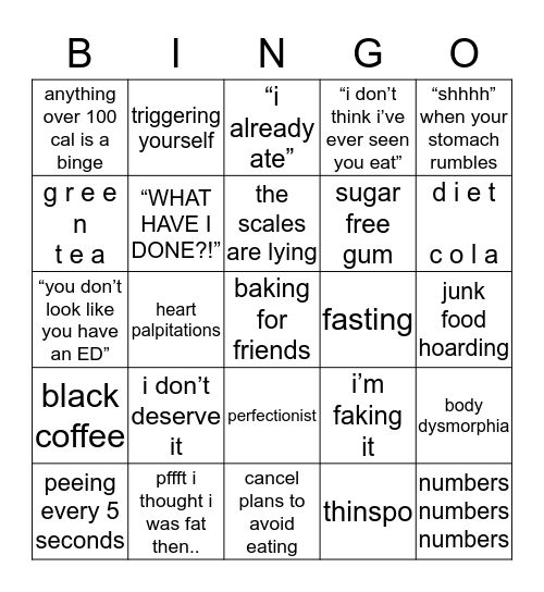 ana bingo Card