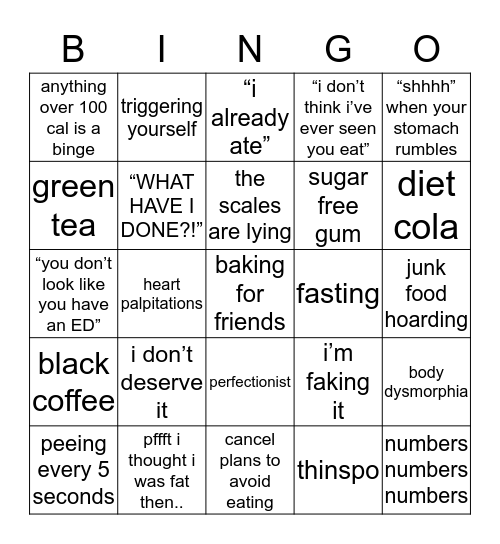 ana bingo Card