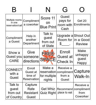 September Bingo Card