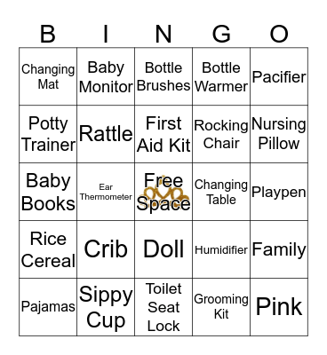 B  A  B  Y Bingo Card